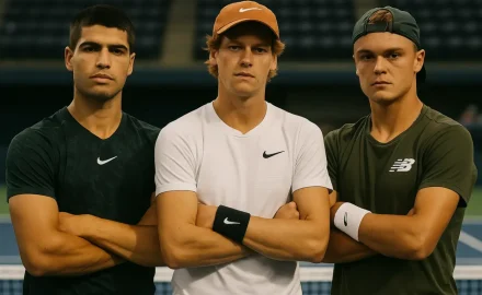 Новое поколение в ATP: кто заменит Джоковича, Надаля и Федерера в 2025 году
